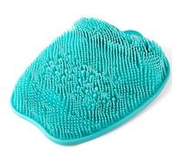 Brosse à pieds en silicone avec ventouses antidérapantes, coussin de massage des pieds pour exfoliation, sang, soins des pieds, spa de douche, masseur de pieds
