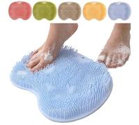 Brosse à pieds pour douche, masseur de pieds, avec ventouses antidérapantes, nettoie, lisse, exfolie et masse vos pieds sans se pencher, améliore la circulation des pieds et apaise les pieds fatigués