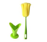 Brosse à poignée - Scrubber de bouteille de design floral, outil de nettoyage de longue poignée | Épurateur de cuisine mignon pour tasse de voyage, bol pour animaux de compagnie