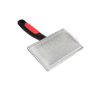 Brosse à poils d'animaux avec pointe en métal - Peigne sûr pour les peaux sensibles - Poils longs et courts - Outil de toilettage pour chien et chat