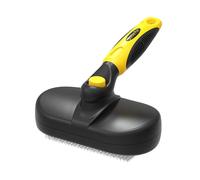 Brosse À Poils De Chat,Outil De Massage Pour Animaux - Enlève-Poils de Chat avec Bouton de Libération - Utilisation En Salle De Bain, Maison, Salon, Voyage, Douche Et