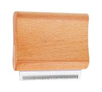 Brosse à poils de chien - Manche en bois, outil de démêlage doux, large râteau de toilettage, prise en main confortable | Peigne de démêlage pour sous-poil, pour chiens et chats, maison, Salon de bain