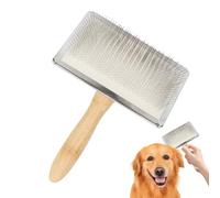 Brosse à poils de chien - Outil de toilettage pour animaux domestiques - Peigne de toilettage pour chat - Râteau démêlant sous poil - Pour animaux de compagnie à poils courts et longs