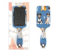 Brosse à poils de chiot mignon pour femme | Brosse à cheveux douce - Brosse à cheveux humides - Démêlante pour cheveux bouclés et épais