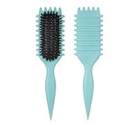 Brosse à poils de sanglier spéciale cheveux bouclés, outil de coiffage pour boucles définies, Définit boucles, anti-nœuds frisottis, cheveux ondulés crépus (#1, 135g)