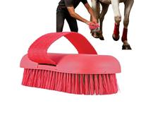 Brosse à poils durs et éponge pour le toilettage des chevaux | Parfait pour le bain, la perte, le déattage, le lavage des chèvres, du bétail, des chevaux, des soins d'écurie, des travaux agricoles et