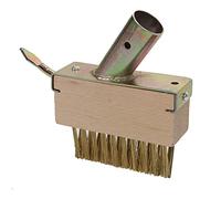 Brosse à poils en acier - Brosse de nettoyage pour joints - Grattoir à joints - Brosse de désherbage - Brosse à joints - Pratique - Manuel - Brosse en acier