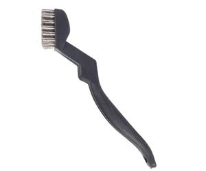 Brosse à poils métalliques | Petit fil en acier inoxydable avec crochet queue | Démontage de la rouille industrielle Outil dents poils