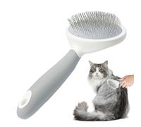Brosse à poils pour chat, brosse pour chat d'intérieur | Outil de toilettage respectueux de la peau | Brosse pour chien pour déplacer le soin du massage, élimine en douceur