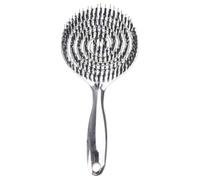 Brosse à poils ronds creux, outil de massage à dents larges, réduit les dommages causés par la chaleur pour un séchage rapide des cheveux volumineux