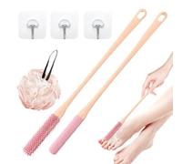 Brosse à pointe de manipulation longue : outil d'épurateur interdigital flexible du talon, appareil de préhension étendu en caoutchouc | Stick de nettoyage des pieds pour personnes âgées, assistant de