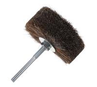 Brosse à Polir en Crin de Cheval pour Touret, Roue Marron | Polissage et Cirage, Atteint Courbes et Angles, Adapté au Jade Bijoux, Finition Précise