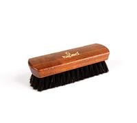 Brosse à polir pour chaussures - Brosse à lustrer avec crin de cheval - Brosse à chaussures en bois Classic Edition z2468 (crin de cheval foncé)