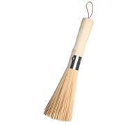 Brosse à pour acier au carbone | Brosse à récurer en bois | Anti-rayures, outils de lavage ergonomiques multifonctionnels pour la maison ou le commerce