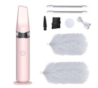 Brosse à poussière - Nettoyant Spin électrique, rotative légère 360, collecteur de poussière Douce | Outil de Bureau Domestique Pratique pour Les séances de Nettoyage Quotidien Rapide