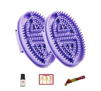 Brosse à pression méridienne, Brosse de massage méridienne professionnelle, Brosse à méridiennes à cinq éléments, Petin de massage de relaxation portatif pour (A, One Size)
