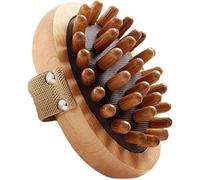 Brosse à pression méridienne, brosse de massage portable en bois, brosse en bois pour la graisse du ventre, peigne de relaxation complet du corps, doux et confortable, convient pour unisexe