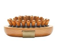 Brosse à pression méridienne, brosse pour cuir chevelu à coussin d'air, masseur de cuir chevelu portable en bois pour modeler le corps, peigne relaxant pour le corps et la peau, pour hommes et femmes