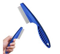 Brosse à puces pour chat | Avec Brosse Pour Chien À Poignée Antidérapante Pour Puces | Peigne à tiques, ensemble de peignes de toilettage pour chien et chat, épilateur à flotteur pour animal de compag