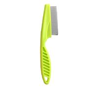 Brosse à puces pour chat - Brosse de nettoyage avec poignée épaisse - Peigne anti-puces pour la peau sèche - Peigne à puces pour prévenir et détecter les puces