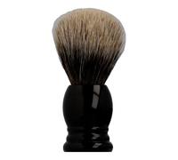 Brosse à raser Erbe Solingen pointe argentée, résine, noir 1 pièce