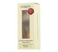 Brosse à raser Golddach pointes argentées blaireau bois d'olivier 1 pièce