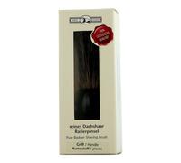 Brosse à raser Golddachs - poils de blaireau noirs - 2 x