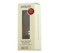Brosse à raser Golddachs poils de blaireau noir-argent 1 pièce