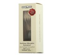 Brosse à raser Golddachs pointes argentées blaireau noir 1 pièce