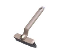 Brosse à récurer 3 en 1 rotative à 360 ° avec poignée, brosse de nettoyage à tête amovible, brosse de nettoyage multifonctionnelle pour salle de bain murale, fente d'angle de salle de bain