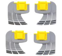 Brosse à récurer cyclonique en PVC,nettoyeur de piscine automatique,sans odeur,réparation de remplacement,livres utiles - Type 4pcs