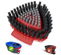 Brosse à récurer de rechange compatible uniquement avec le système Vileda Rinseclean/H2PrO, plus de couches de poils, idéal pour la cuisine, la terrasse, la salle de bain (petit, pas pour les autres