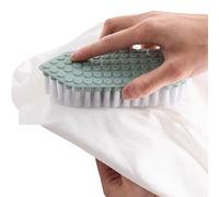 Brosse à récurer de Salle de Bain - Brosse à récurer | Prise en Main Confortable et Poils rigides Flexibles Tête Triangulaire Brosse à récurer très résistante en Forme de V pour Salle de Bain,