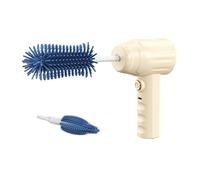Brosse à récurer électrique avec tête de brosse de nettoyage remplaçable, outil de nettoyage efficace pour biberon