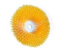 Brosse à récurer électrique sans fil rechargeable avec têtes de brosse interchangeables en nylon pour carrelage, moquette, parquet (25,4 cm)