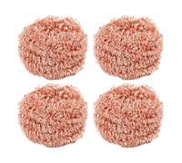 Brosse à récurer en cuivre pour nettoyage - Brosse à récurer en cuivre anti-rayures | Accessoire de nettoyage de cuisine non abrasif pour enlever la graisse pour four, vaisselle, poêle, hotte Rancho