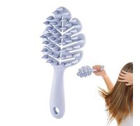 Brosse à récurer en silicone pour cuir chevelu - Brosse à shampooing avec poils doux, peigne de massage à dents dures en silicone | Masseur du cuir chevelu pour améliorer la circulation sanguine,