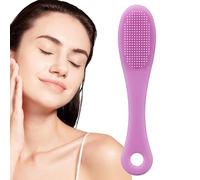 Brosse à récurer en silicone pour le visage - Brosse de nettoyage douce pour le visage avec couvre-doigts | Brosse de lavage pour le visage douce pour la peau pour un usage domestique | Brosse peu