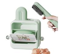 Brosse À Récurer - Épurateur Ergonomique Multifonctionnel, Brosse De Nettoyage De Chaussures Pour Porte-savon | Porte-savon Sans Perçage, Pour La Maison, Chambre À Coucher, Salle De Bain, Douche, Comp