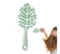 Brosse à récurer le cuir chevelu - Brosse de massage en silicone pour cuir chevelu - Brosse de massage du cuir chevelu - Brosse de massage pour cheveux secs et humides avec long manche pour cheveux