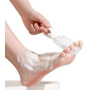 Brosse à récurer les orteils - Outil portable pour ongles des orteils | Brosse de nettoyage pour les espaces d'orteils | Pour bain, hôtel, pédicure, hygiène quotidienne, spa, salon