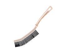 Brosse à récurer pour crevasses de salle de bain, brosse de nettoyage pour joints de salle de bain - Outil de nettoyage des fissures à long manche pour fenêtre, évier, robinet et toilettes
