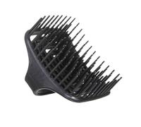 Brosse à récurer pour cuir chevelu avec poignée ergonomique et poils doux pour différents types de cheveux