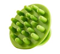 Brosse à récurer pour cuir chevelu - En silicone TPE - 7 x 4,5 cm - 60 g - Stimulant la croissance - Peigne de massage pour shampoing - Nettoyage en profondeur - Outil de soins capillaires pour beauté