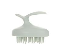 Brosse à récurer pour cuir chevelu - Masseur de tête en silicone, brosse de shampooing en silicone, antidérapant, nettoyage en profondeur, massage apaisant pour shampooing humide et sec, soin des