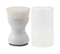 Brosse à récurer pour le visage - Outil de nettoyage en silicone à double extrémité de 7,1 cm | Brosse à récurer pour le visage | Pour douche, maison, bain, voyage, vacances, hôtel, , nuit