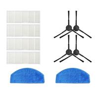 Brosse à rouleau avec brosses latérales pour filtre et serpillère T*i*k*o*m G8000 pour Pro/pour H*o*n*i*ture G20 Accessoires d'aspirateur Pièces de rechange-D