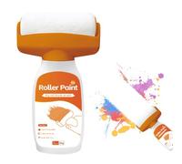 Brosse à Rouleau Avec pâte de RéParation Murale,500g Retouche Peinture Blanc Mur, Petit Outil de Peinture au Rouleau, pour Retirez Les Graffitis Muraux, Taches, Réparer Les Fissures du Mur