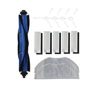 Brosse à Rouleau Brosse Latérale Mop Chiffon Filtre HEPA Compatible avec Tefal Rowenta X-plorer Serie 95 RG7975WH RG7987WH Robot Aspirateur Rechange (Color : As shown)