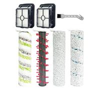 Brosse à rouleau de filtre à vide, brosse de nettoyage Compatible for Bissell, pièces de rechange Crosswave Hydrosteam